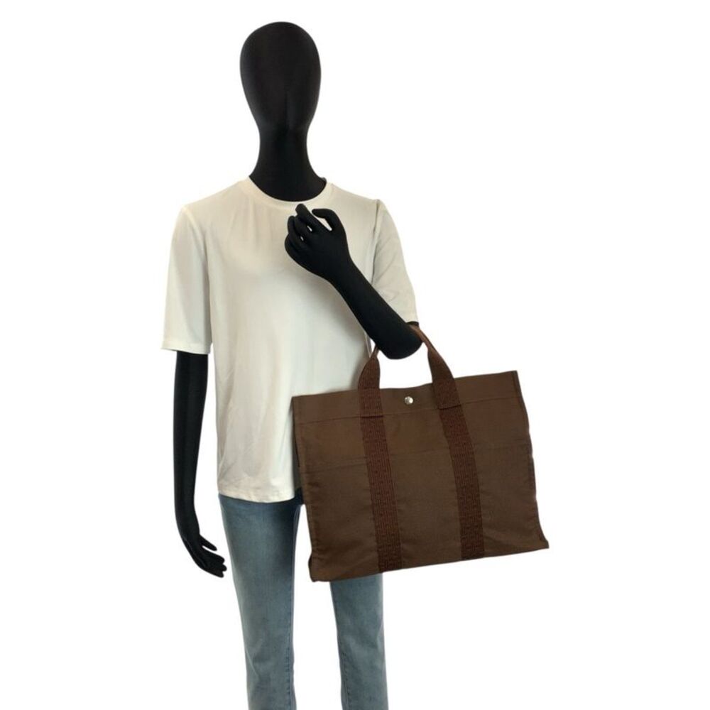 Hermes Herline Brown Tote Bag - Picture 7 of 9